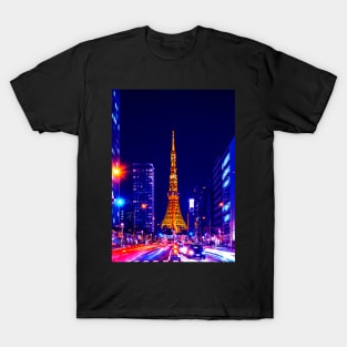 Tokyo Tower cityscape T-Shirt